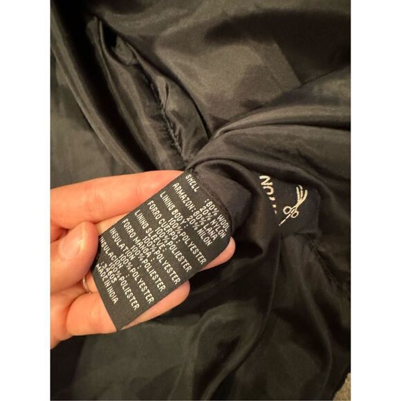 Aberdeen collection black wool pea coat size 2xl men’s outerwear - Picture 6 of 6